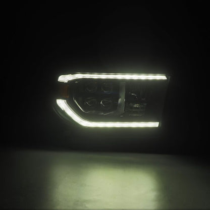 AlphaRex 07-13 Toyota Tundra / 08-17 Sequoia NOVA LED Proj HL Black w/Actv Light Seq. Sig + DRL 880818 880818 User 5