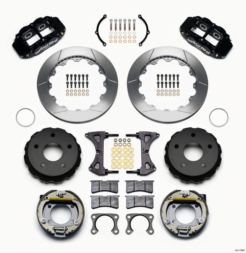 Wilwood Narrow Superlite 4R Rear P-Brk Kit 12.88in Big Ford New 2.38in Off Bronco 5 x 5.50 140-13665 140-13665 Photo - Primary