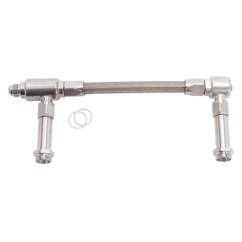 Russell Endura Finish Dual Inlet w/Filter for all Holley Carbs 641271 Photo - Primary