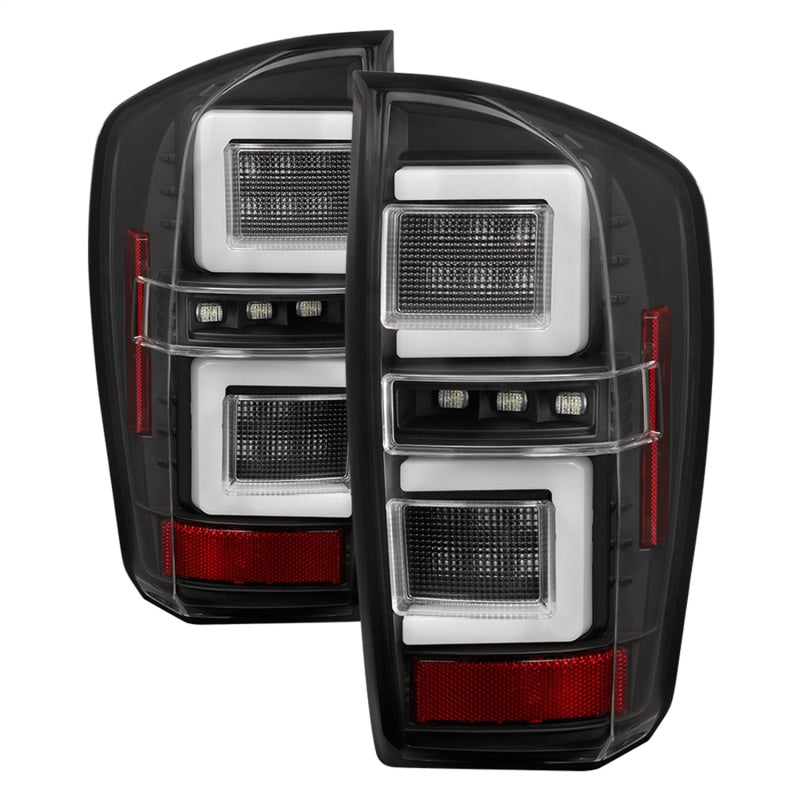 Spyder 16-17 Toyota Tacoma LED Tail Lights - Black (ALT-YD-TT16-LED-BK) 5085733 5085733 Photo - Primary