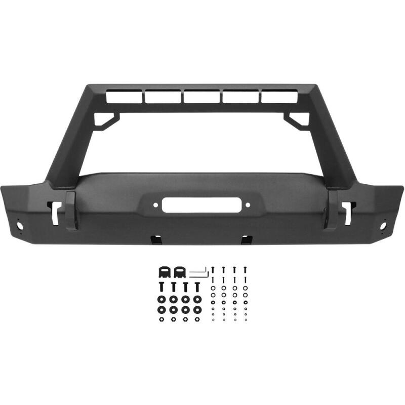 Westin Wj2 Stubby Front Bumper W/Led Light Bar Mount 59-80085 Photo - Unmounted