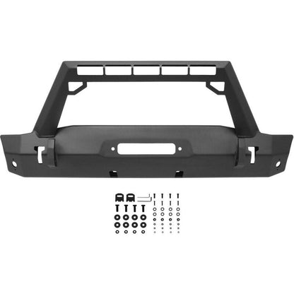 Westin Wj2 Stubby Front Bumper W/Led Light Bar Mount 59-80085 Photo - Unmounted
