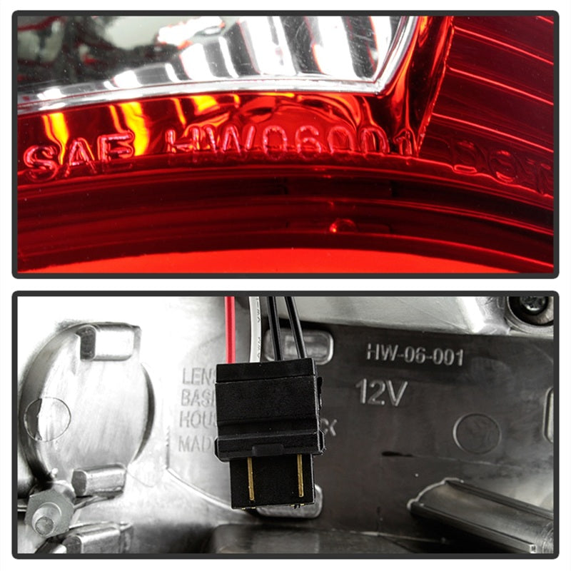 SPYDER Xtune Ford F150 Styleside 97-03 Super Duty 99-07 LED Tail Lights Red Smoke ALT-ON-FF15097-LED-RC 5034076 5034076 Photo - Unmounted