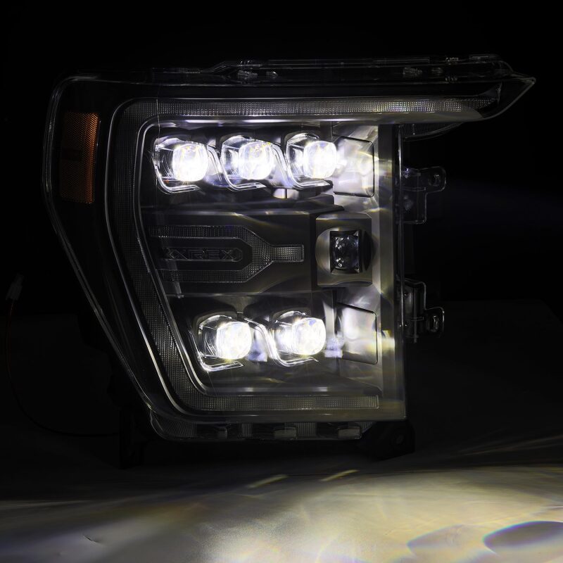 AlphaRex 21-22 Ford F-150 NOVA LED Proj Headlights Plank Style Blk w/Activ Light/Seq Signal 880137 880137 User 4
