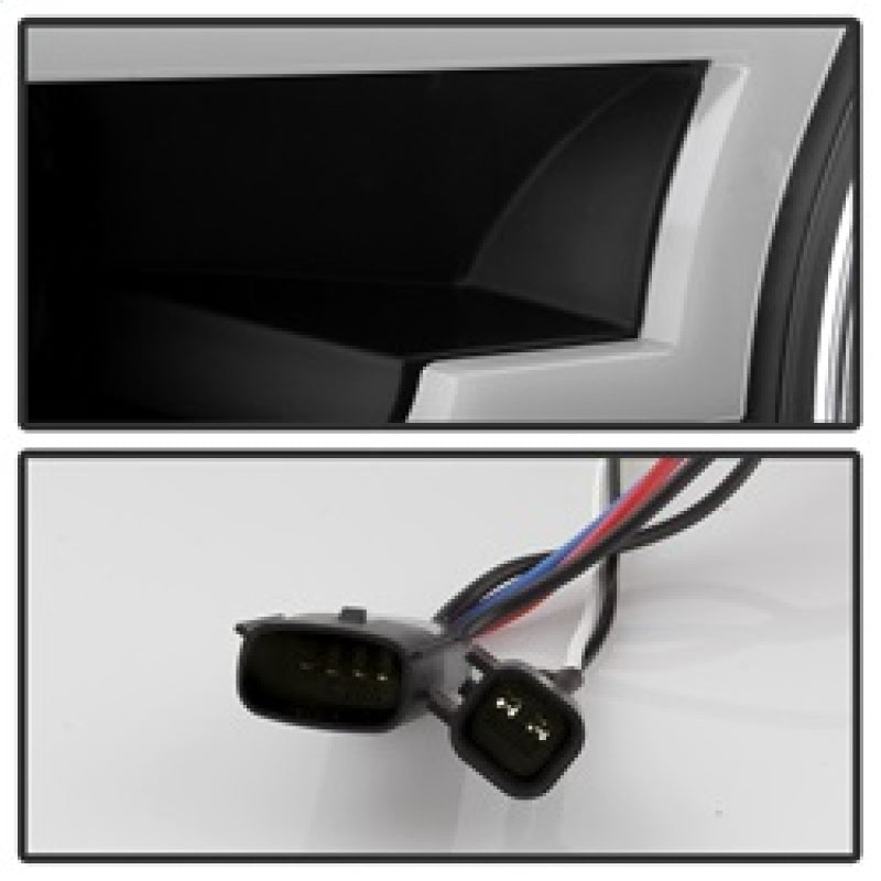 Spyder Ford F150 2015-2017 Projector Headlights - Light Bar DRL LED - Black PRO-YD-FF15015-LBDRL-BK 5083531 5083531 Photo - Unmounted