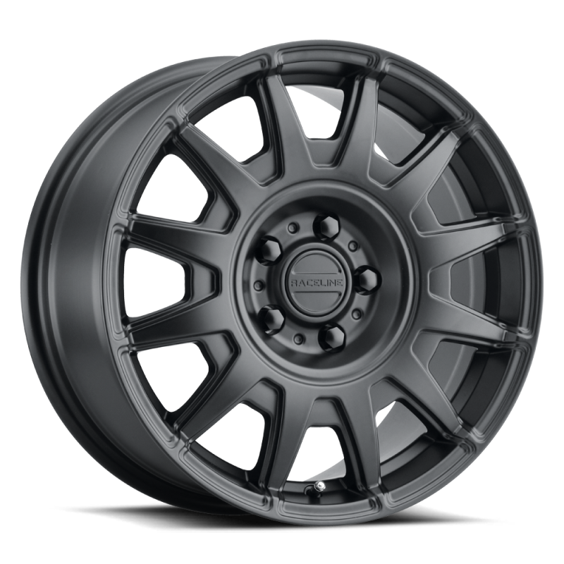 Raceline 401B Aero 18x8in / 5x100 BP / 40mm Offset / 72.62mm Bore - Satin Black Wheel 401B-88016+40 401B-88016+40 Photo - Primary
