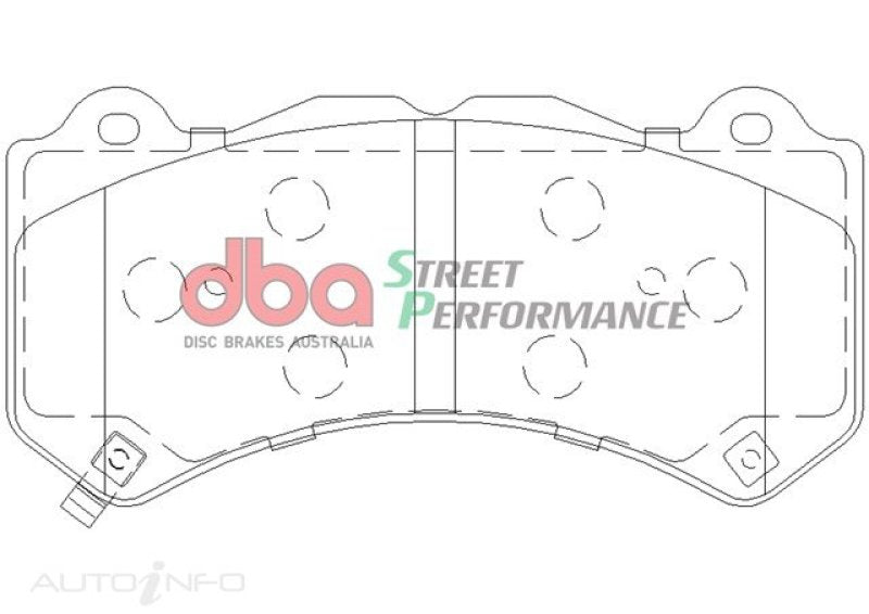 DBA 16+ Camaro SS/ZL1 6-Piston Caliper Front Street Performance Brake Pad Kit DB2375SP DB2375SP User 1