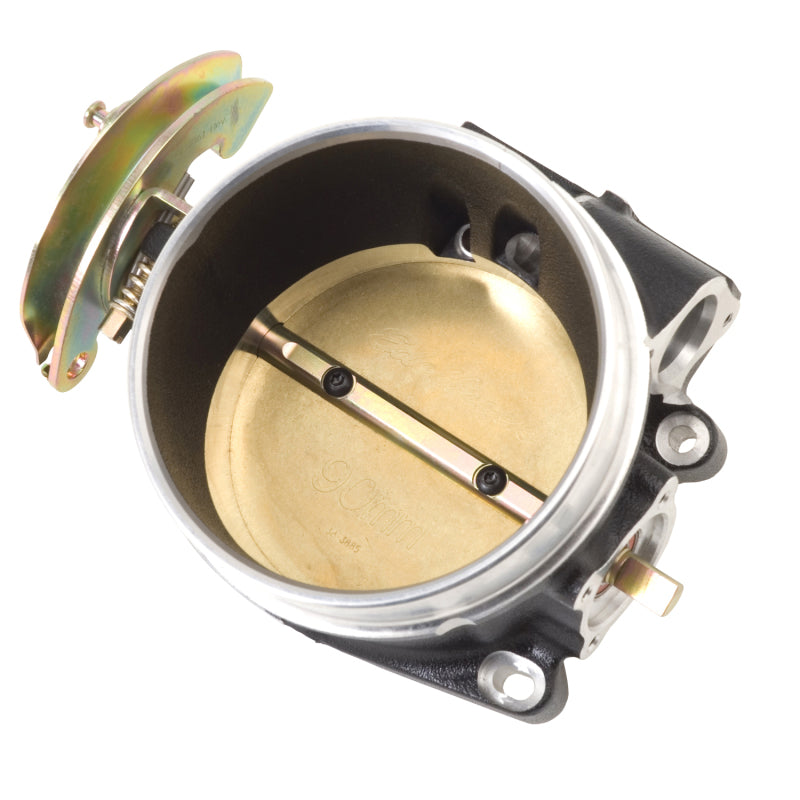 Edelbrock Throttle Body Victor Universal LS1 90mm w/ o Tps/Iac Black Mini Texture Powder Coating 386403 386403 Photo - Primary