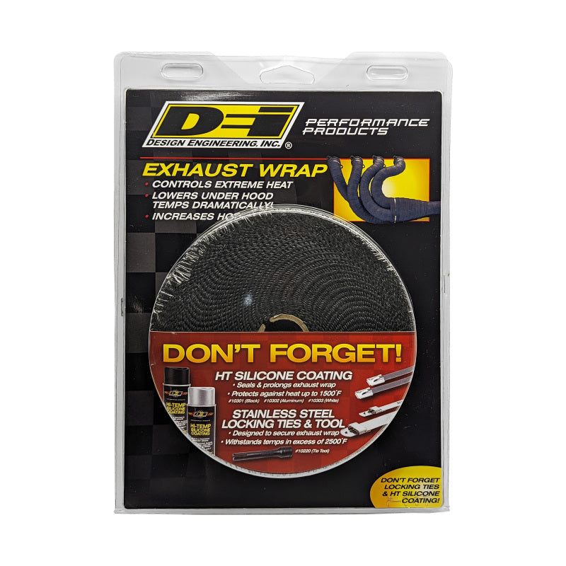 DEI Exhaust Wrap 1in x 50ft - Black 10107 10107 Photo - Unmounted