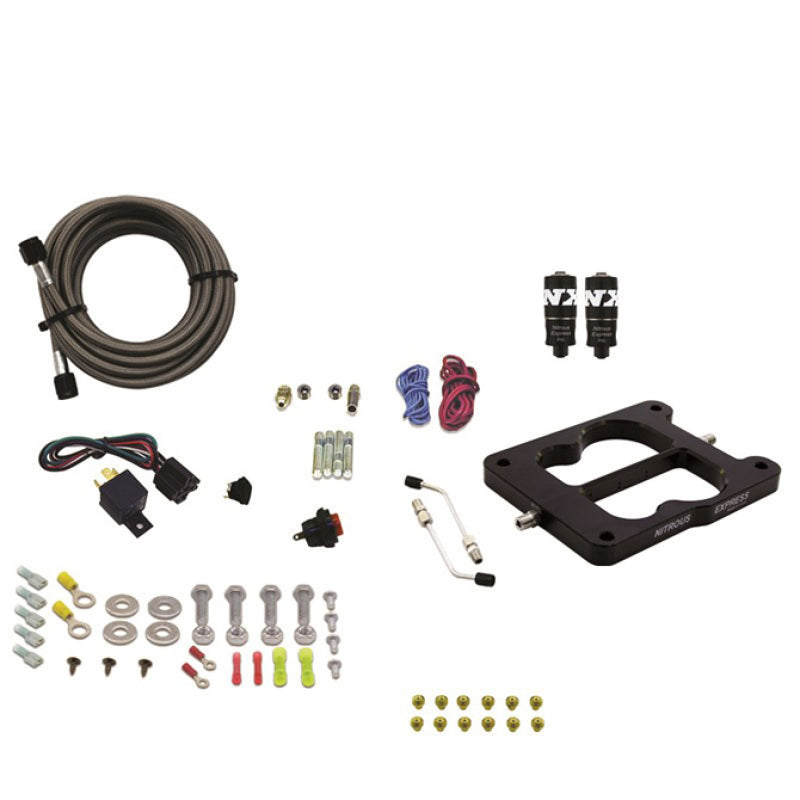 Nitrous Express Q-Jet/Holley Spread Bore Hitman Nitrous Kit (100-200HP) w/o Bottle 40080-00 40080-00 Photo - Primary