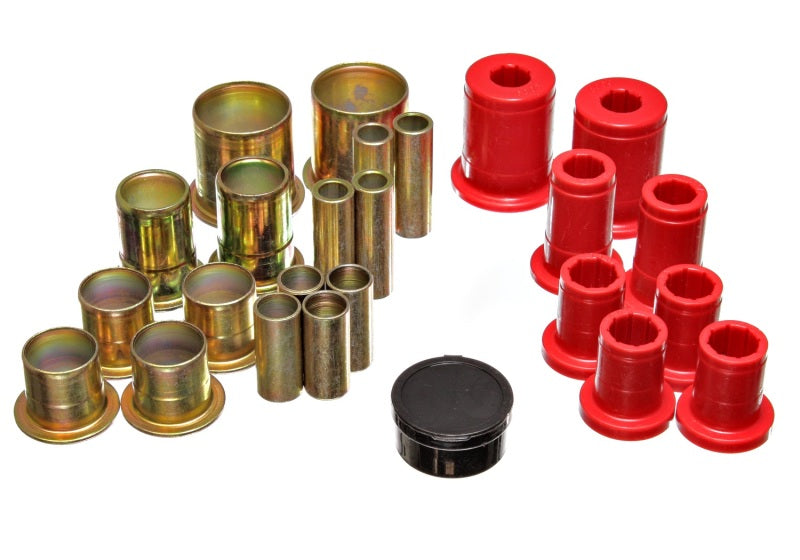 Energy Suspension Control Arm Bushing Set Red Chevrolet Bel Air All 1973-1973 3.3104R Photo - Primary