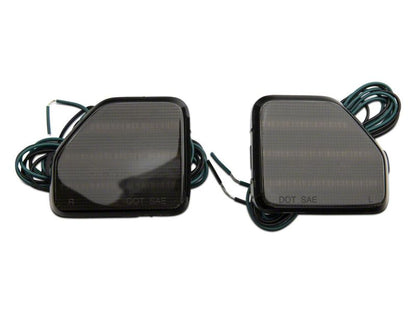 Raxiom 18-23 Jeep Wrangler JL Moab Rubicon Sahara Axial LED Rear Bumper Reflector Lights- Smoked J134141-JL J134141-JL Photo - Close Up
