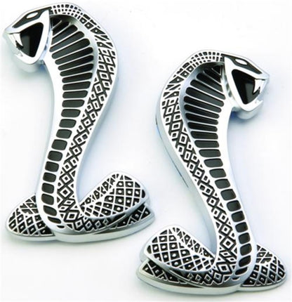 Ford Performance Parts Ford Racing 2007-2009 Mustang SVT Cobra Snake Fender Emblems M-1447-C Photo - Primary