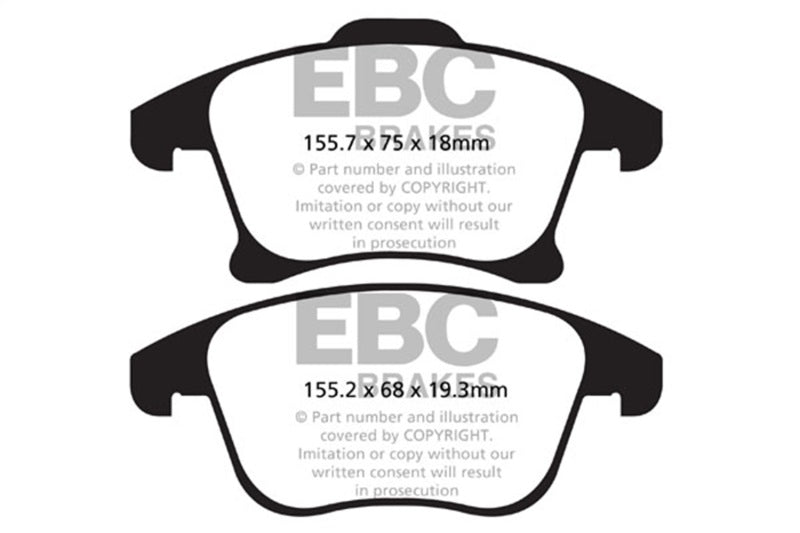 EBC Disc Brake Pad Set DP22159 Photo - Primary