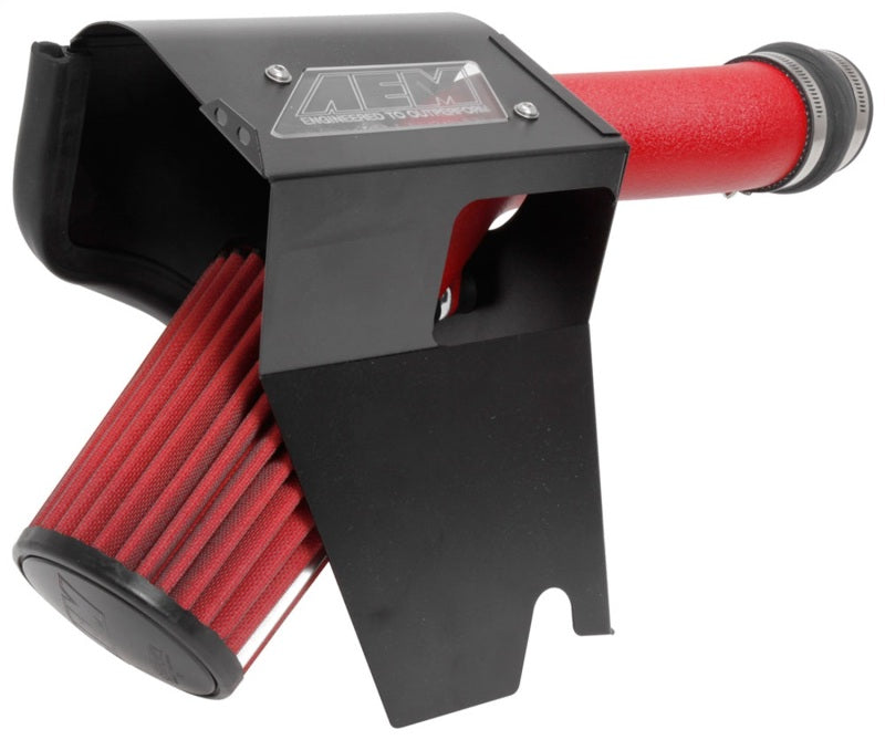 AEM Induction AEM 2018 Subaru WRX STI 2.5L H4 F/I Cold Air Intake System - Wrinkle Red 21-836WR 21-836WR Photo - Primary