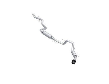 MBRP 2024 Toyota Tacoma T304 Stainless Steel 3in Cat-Back Single Side Exit with Carbon Fiber Tip S53233CF S53233CF Photo - Primary