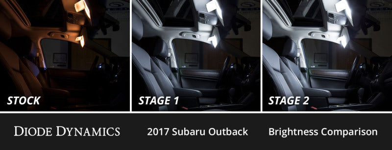 Diode Dynamics 15-19 Subaru Outback Interior LED Kit Cool White Stage 1 DD0607 DD0607 User 3