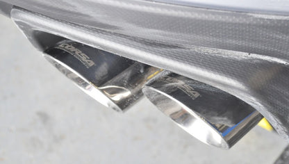 Corsa Performance Catback Exhaust System W/ Polished Tips Subaru WRX STI 2015+ 14857 Photo - Mounted