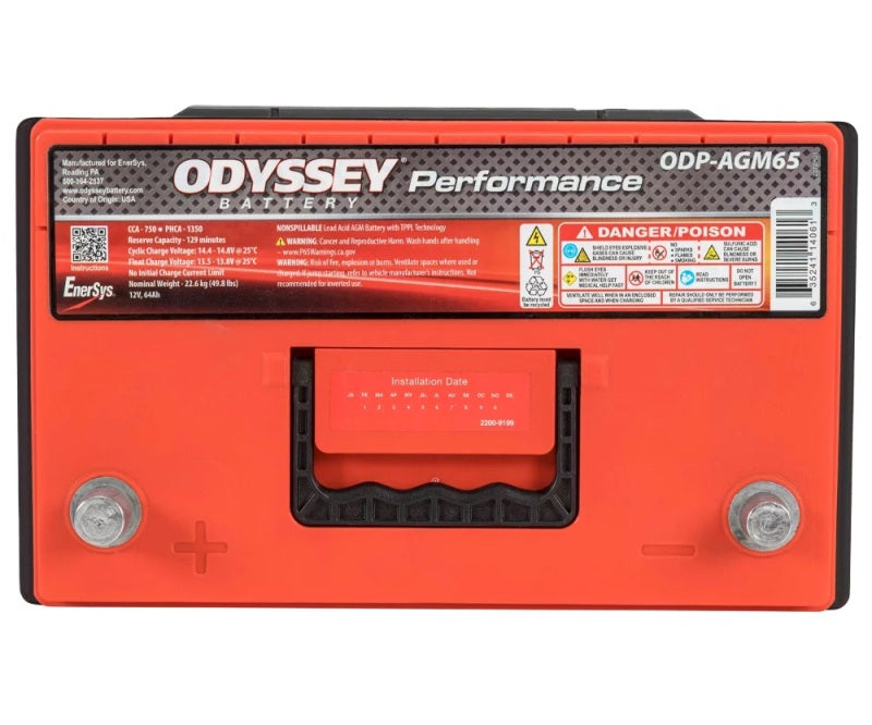 Odyssey Battery Auto/Truck/Heavy Duty & Commercial Performance AGM Battery (65-760) ODP-AGM65 ODP-AGM65 User 1