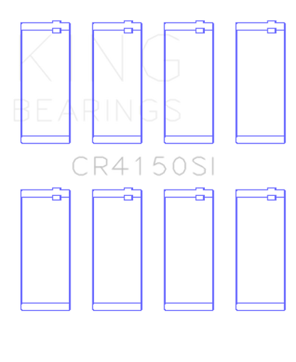 King Engine Bearings Ford ZETec 1.6/1.8/2.0 (Size +0.25mm) Connecting Rod Bearing Set CR4150SI0.25 CR4150SI0.25 Photo - Primary
