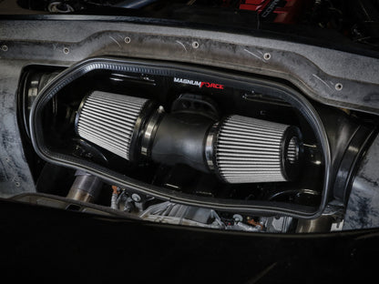 aFe 20-23 Chevy Corvette C8 Magnum FORCE Stage-2 Cold Air Intake w/ Pro DRY S Filters 54-13055D 54-13055D Photo - Mounted