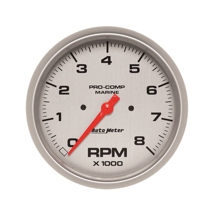 Autometer Gauge, Tachometer, 5", 8k RPM, Marine Silver 200797-33 User 1