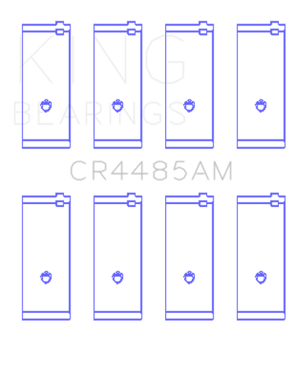 King Engine Bearings Mazda Ma/Vb/(Size +0.50mm) Connecting Rod Bearing Set CR4485AM0.5 CR4485AM0.5 Photo - Primary