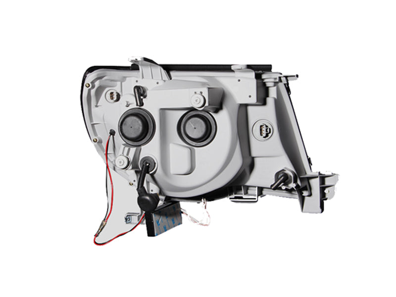 Anzo 2005-2011 Toyota Tacoma Projector Headlights w/ Halo Black 121282 Photo - Unmounted