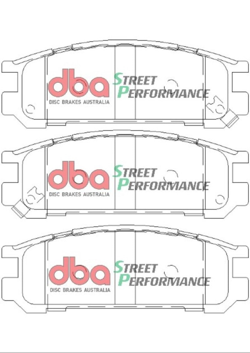 DBA 1998 Subaru Impreza RS Sedan SP Performance Rear Brake Pads DB1186SP DB1186SP Photo - out of package