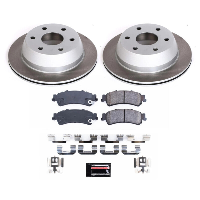 PowerStop Power Stop 00-02 GMC Yukon XL 1500 Rear Semi-Coated Rotor Kit SC2018 SC2018 Photo - Primary