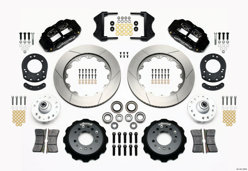 Wilwood Narrow Superlite 6R Front Hub Kit 14.00in 1965-1969 Mustang Drum Spindle 140-12638 140-12638 Photo - Primary
