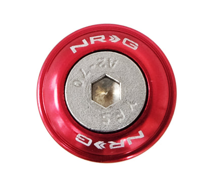 NRG Fender Washer Kit, Set of 10, Red, Rivets for Plastic FW-100RD Photo - Primary