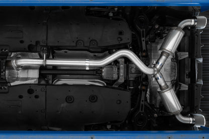 MBRP 2023 Toyota Corolla GR 1.6L T304 Stainless Steel 3in Cat-Back Dual Split Rear w/ Burnt End Tips S43023BE S43023BE Photo - Mounted