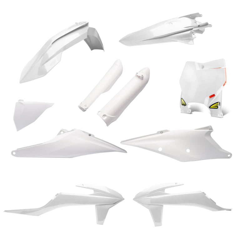 Cycra 19-22 KTM 125-450 SX/XC/SX-F/XC-F Powerflow Body Kit White 1CYC-9326-42 1CYC-9326-42 Photo - Primary