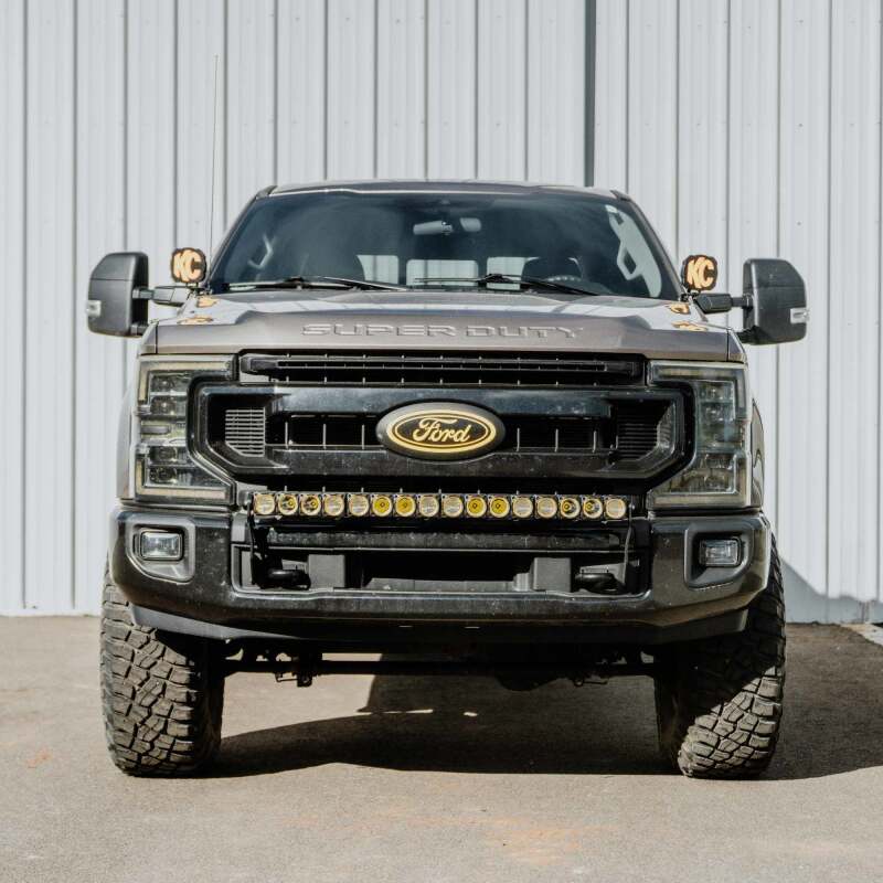 KC HiLiTES 11-16 Ford Super Duty Front Bumper Light Bar Mount For 40in Flex Era LED Light Bar 7353 7353 Photo - lifestyle view