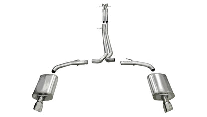 Corsa Performance 10-13 Ford Taurus SHO 3.5L V6 Turbo Polished Sport Cat-Back Exhaust 14315 Photo - Primary