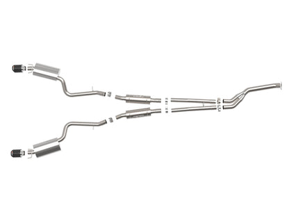 aFe POWER Takeda 16-17 Lexus IS200t L4-2.0L (t) 2.5in-3in 304 SS CB Exhaust - Carbon Fiber 49-36059-C 49-36059-C Photo - Unmounted