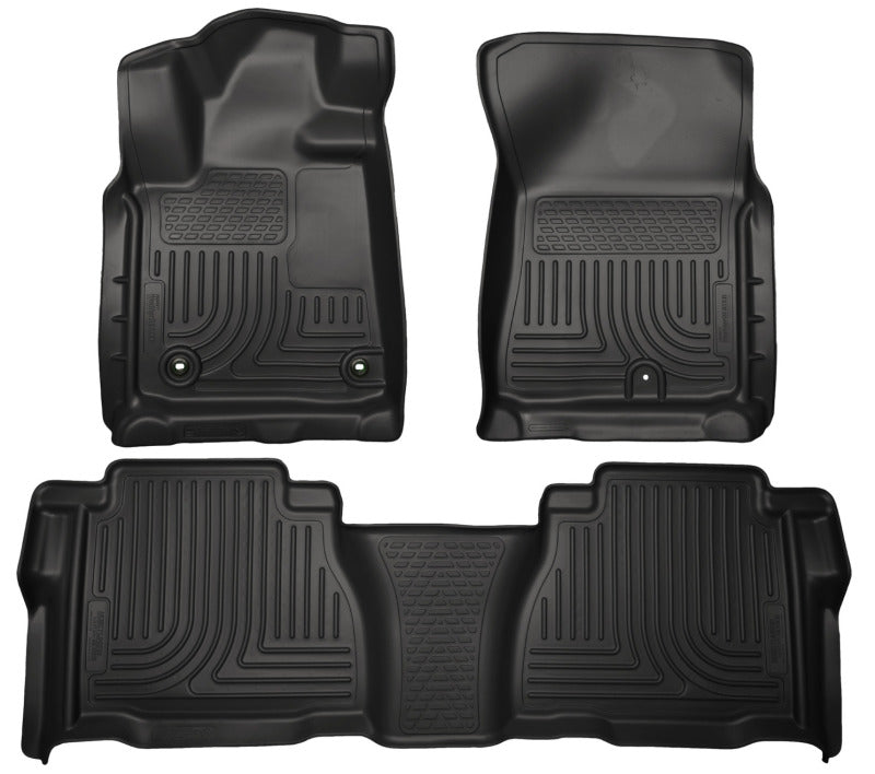 Husky Liners 12-13 Toyota Tundra Weatherbeater Black Front & 2nd Seat Floor Liners 99591 Photo - Primary