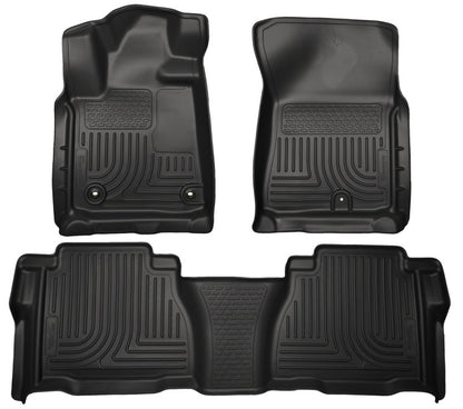 Husky Liners 12-13 Toyota Tundra Weatherbeater Black Front & 2nd Seat Floor Liners 99591 Photo - Primary