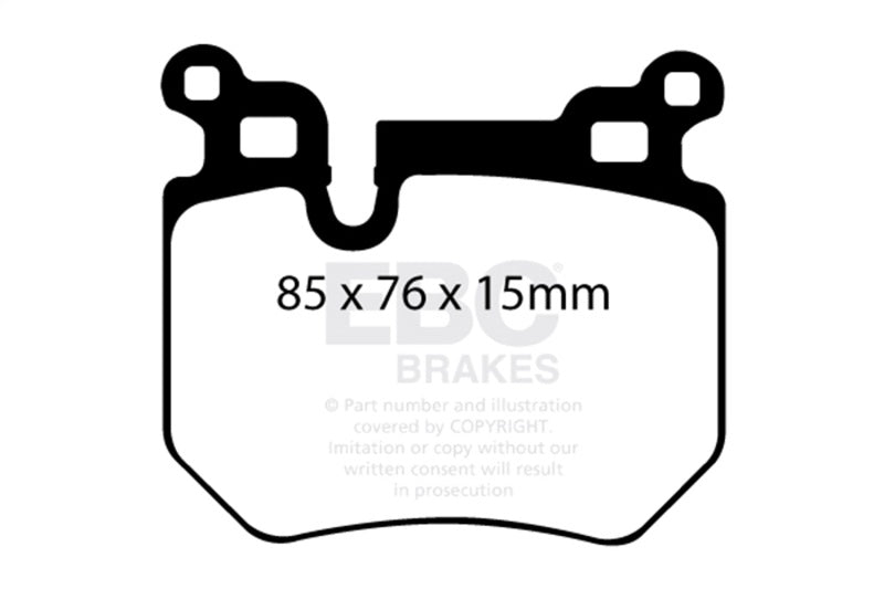 EBC Disc Brake Pad Set DP41996R Photo - Primary