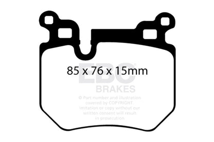EBC Disc Brake Pad Set DP41996R Photo - Primary
