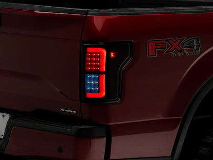 Raxiom 15-17 Ford F-150 Axial Series LED Tail Lights- Blk Housing (Smoked Lens) T569481 T569481 Photo - Close Up