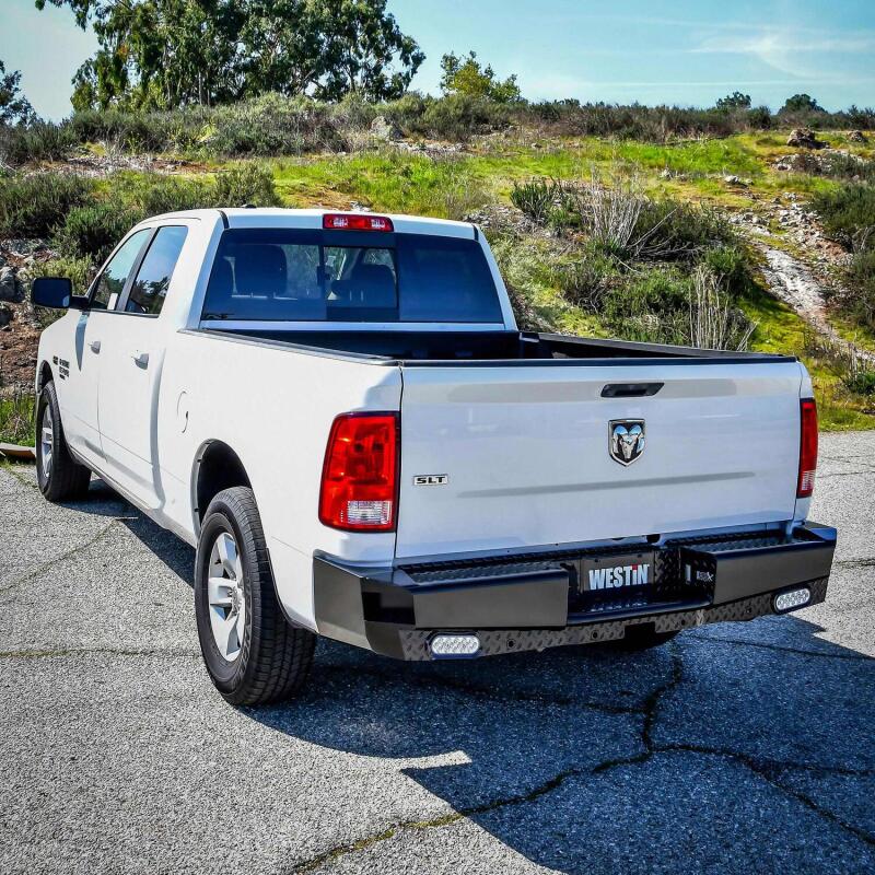 Westin 09-18 Ram 1500 HDX Bandit Rear Bumper - Black 58-341175 58-341175 Photo - Mounted