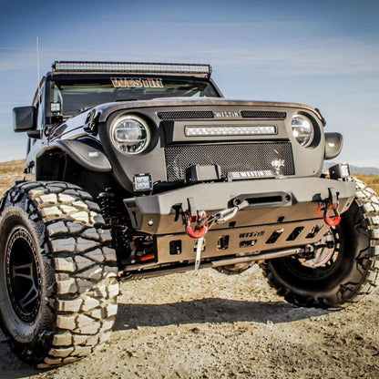 Westin WJ2 Stubby Front Bumper 59-80065 Photo - Mounted