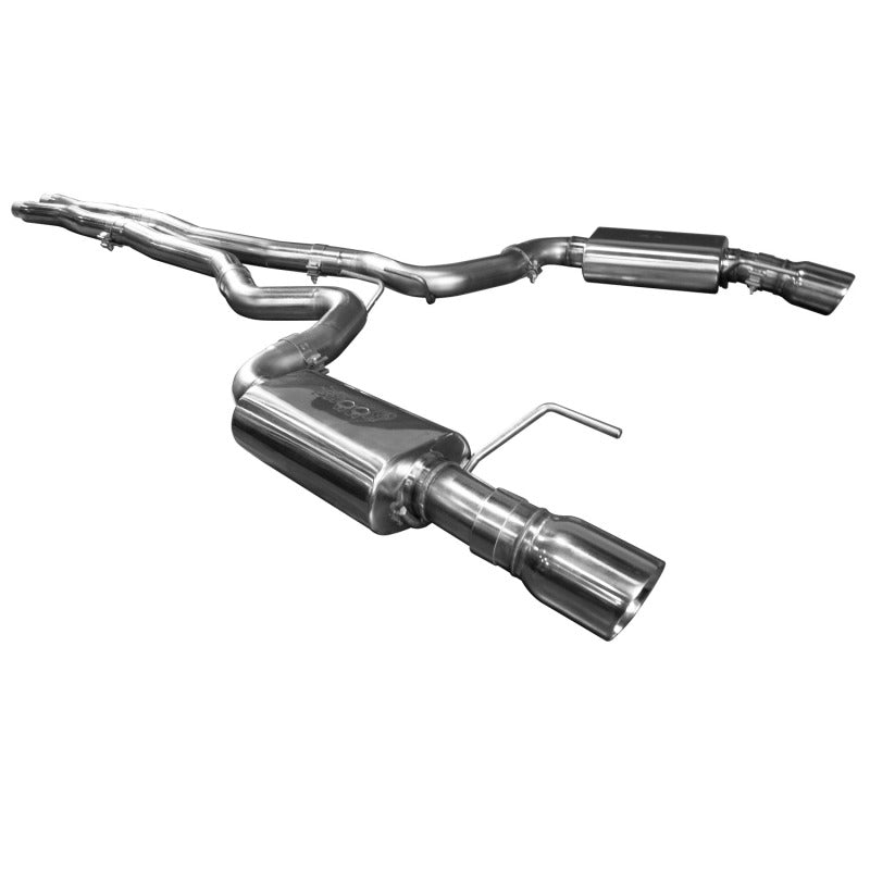 Kooks 15+ Mustang 5.0L 4V Convertible 3in Cat-Back w/ X-Pipe 4in Slash Cut Polished Tips Exhaust 11514101 11514101 Photo - Primary