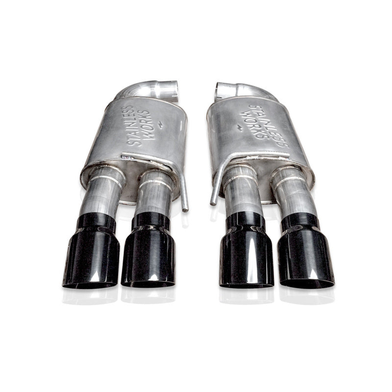 Stainless Works 18-21 Mustang GT Axleback Redline Exhaust - Black Tips M18ABRB M18ABRB User 1