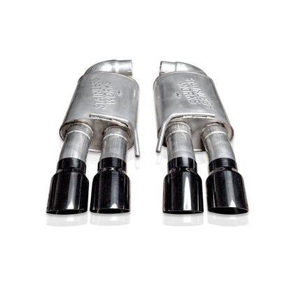 Stainless Works 18-21 Mustang GT Axleback Redline Exhaust - Black Tips M18ABRB M18ABRB User 1