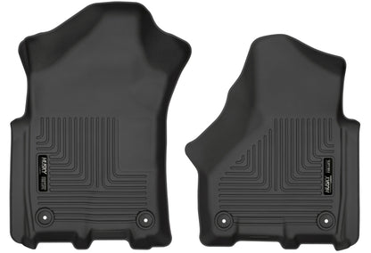Husky Liners 2019 Ram 2500/3500 Crew Cab/Mega Cab WeatherBeater Black Front Floor Liners 13051 13051 Photo - Primary