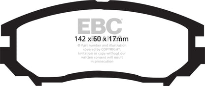 EBC Disc Brake Pad Set DP31755C Photo - Primary