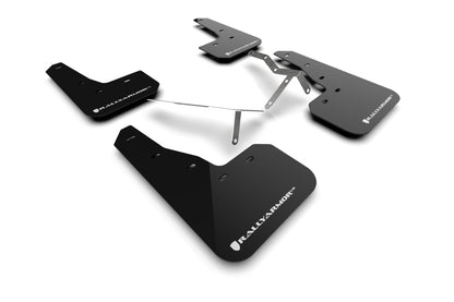 Rally Armor 2022 Honda Civic (Incl. Si/Sport/Touring) Black UR Mud Flap w/ White Logo MF90-UR-BLK/WH MF90-UR-BLK/WH Photo - Primary